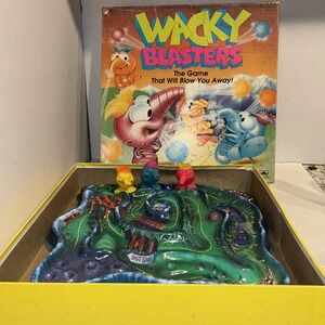 Wacky Blasters The Game That Will Blow You Away 1990 Golden #4256 Incomplete